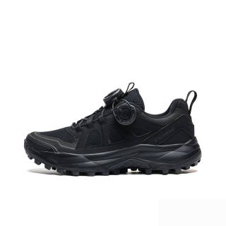 WHITE SANDS Microfiber Leather Low top Casual Shoes Men's Black
