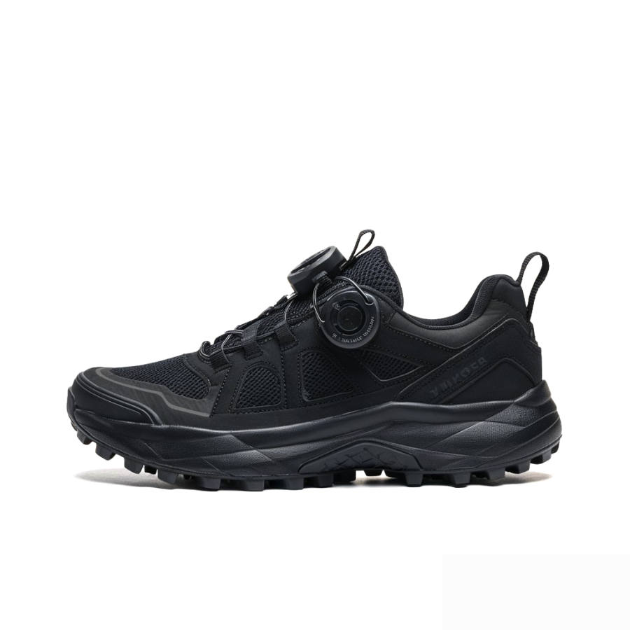 WHITE SANDS Microfiber Leather Low top Casual Shoes Men's Black