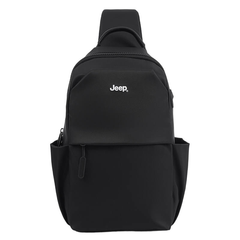 Jeep Jeep Oxford Sling Bag Regular Men's Black