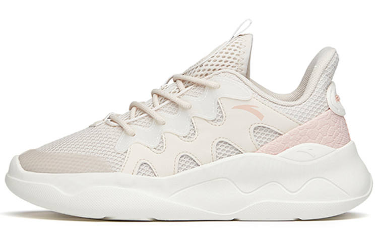 Anta Life Collection Breathable Low top Sports Casual Shoes Women's Pink White