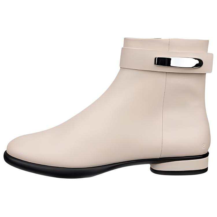 Ecco Ecco Cow Leather Ankle Boots Women's Gray