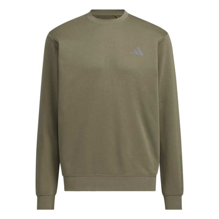 Adidas Adidas Sweatshirts Men's Army Green Crew Neck Moderate