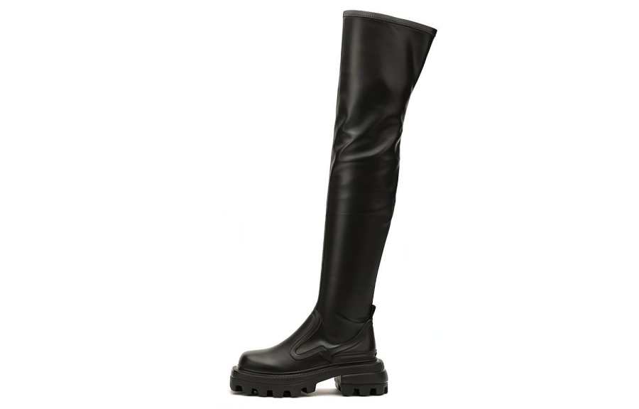 DAPHNE LAB DAPHNE LAB Candy Series Knee High Over The Knee Boots Women's Black