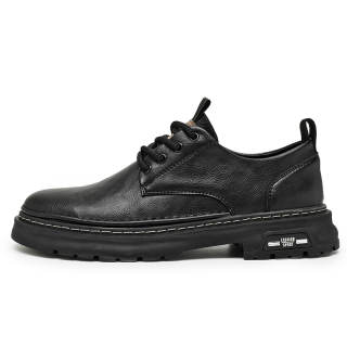 Laoks Casual Shoes Men's Low Top Black/Khaki/Dark Brown