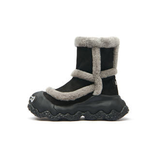 KEDDO Paint Not Yet Dry Top Grain Cow Leather Snow Boots Women's