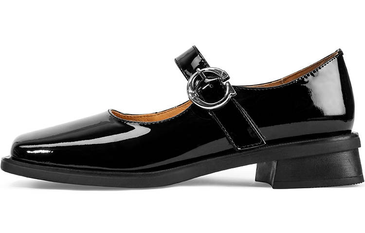 Rosa Bianca Mary Jane Shoes Women's Black/Ecru