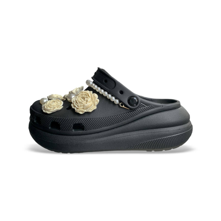 Crocs Crocs Classic Crush EVA Clogs Unisex Black