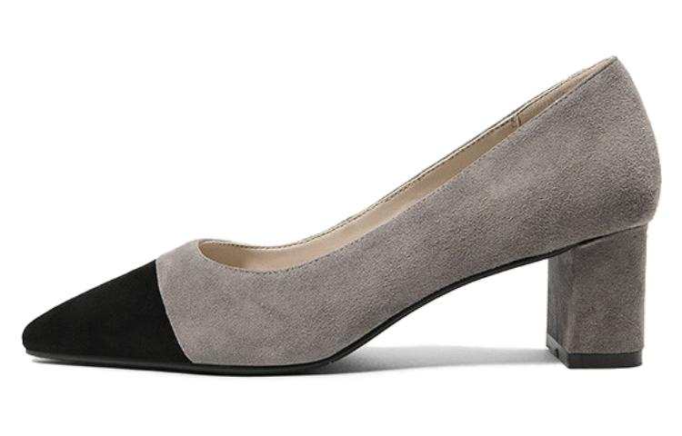 CAMEIDO High Heels Women's Black Gray Color