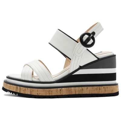 NINE WEST Cow Leather One Strap Sandals Women's