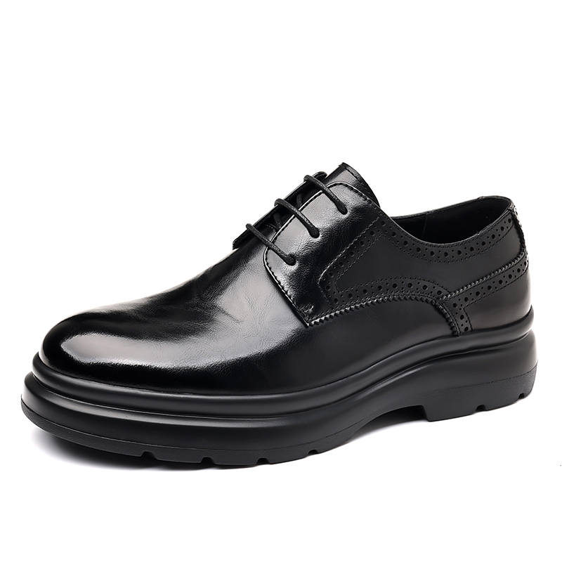PEHL Cow Split Leather Men's Casual Leather Shoes