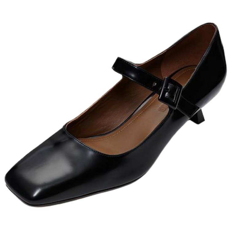 SHUSHU/TONG square-toe mid-heel pumps