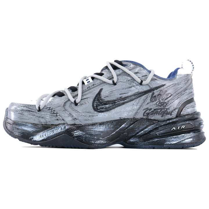 Nike Nike Air Monarch 4 Low top Chunky Sneakers Men's Black Gray