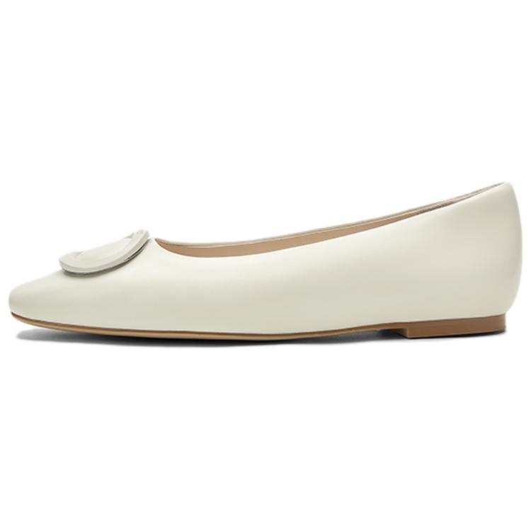 NINE WEST Sheepskin Casual Shoes 1CM Women's