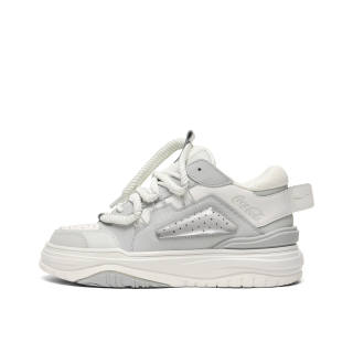 Coca-Cola Coca Cola Slip Resistant, Abrasion Resistant, Height Increasing Low top Puffy Skate Shoes 4cm Unisex