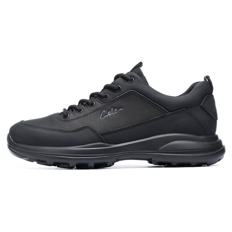 CELE Top Grain Cow Leather Abrasion Resistant Breathable Abrasion Resistant Breathable Low top Casual Shoes Men's