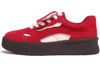 TTKJ Fashion Summer Baguette Puffy Platform Height Increasing 4cm Suede Lightweight Slip Resistant Low top
