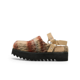 Lost In Echo Outerwear Platform Height Increasing Double Strap Hook and Loop Birkenstock Style Shoes