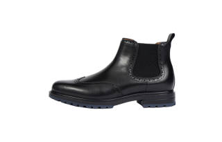 TIMOTHY&CO. Cow Leather Short Chelsea Boots Men's