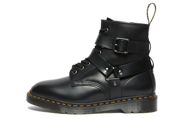 Dr.Martens Dr. Martens Cristofor Leather Harness Lace Up Boots 'Black'