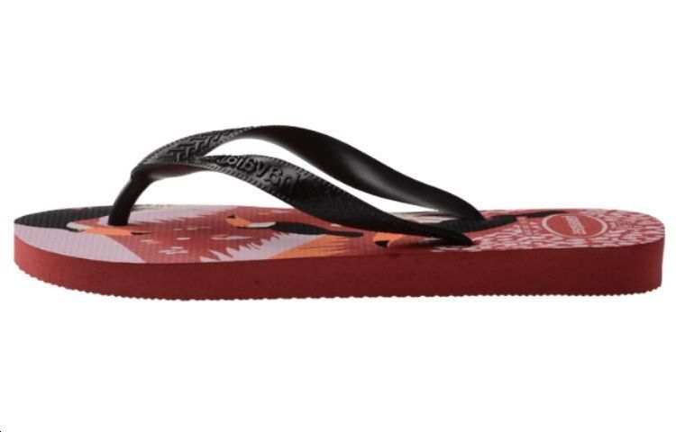 Havaianas Abrasion Resistant Abrasion Resistant Flip Flops Women's Black Red