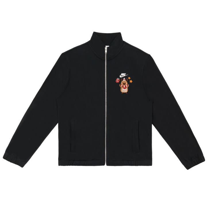Nike Nike Jackets Unisex Black Stand Collar Moderate Other