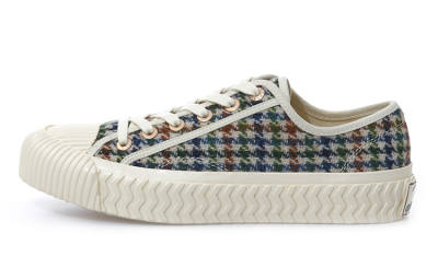 Excelsior Cookie Shoes Official HARRIS TWEED Harris Tweed British Style Platform