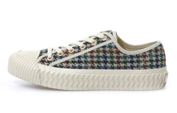 Excelsior Cookie Shoes Official HARRIS TWEED Harris Tweed British Style Platform