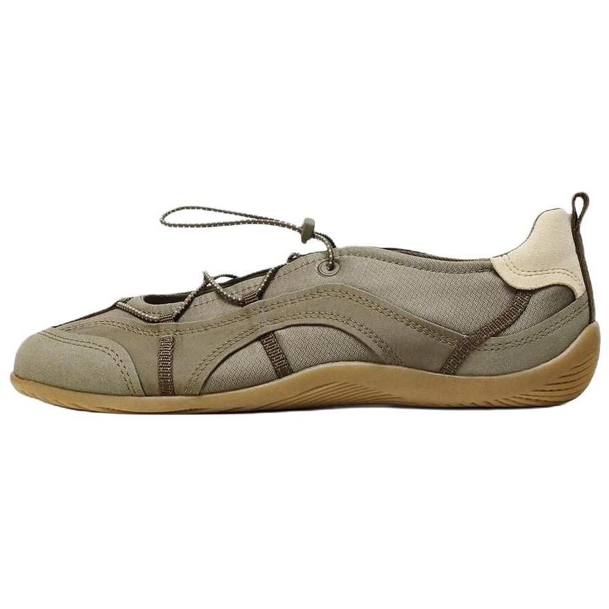 ZARA Pu Casual Shoes 1.5cm Women's Green