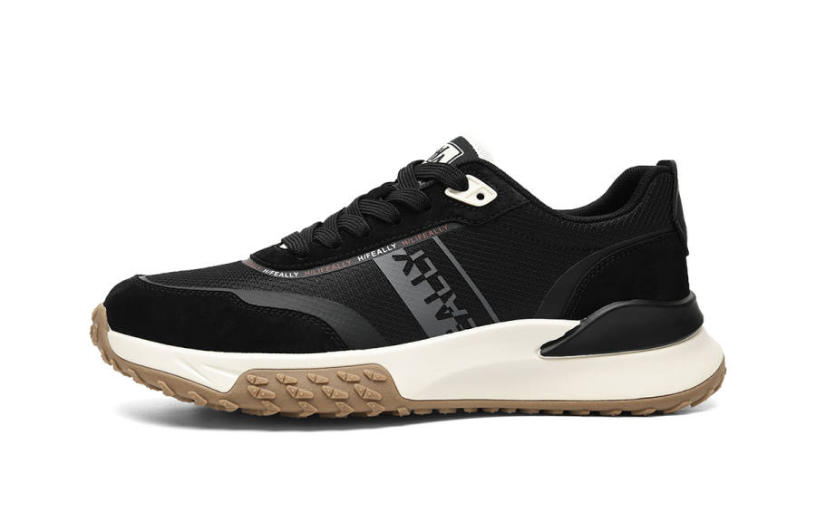 HLA Men's Shoes Trendy Patchwork Height Increasing Athletic Shoes Abrasion Resistant Breathable Running Casual Shoes