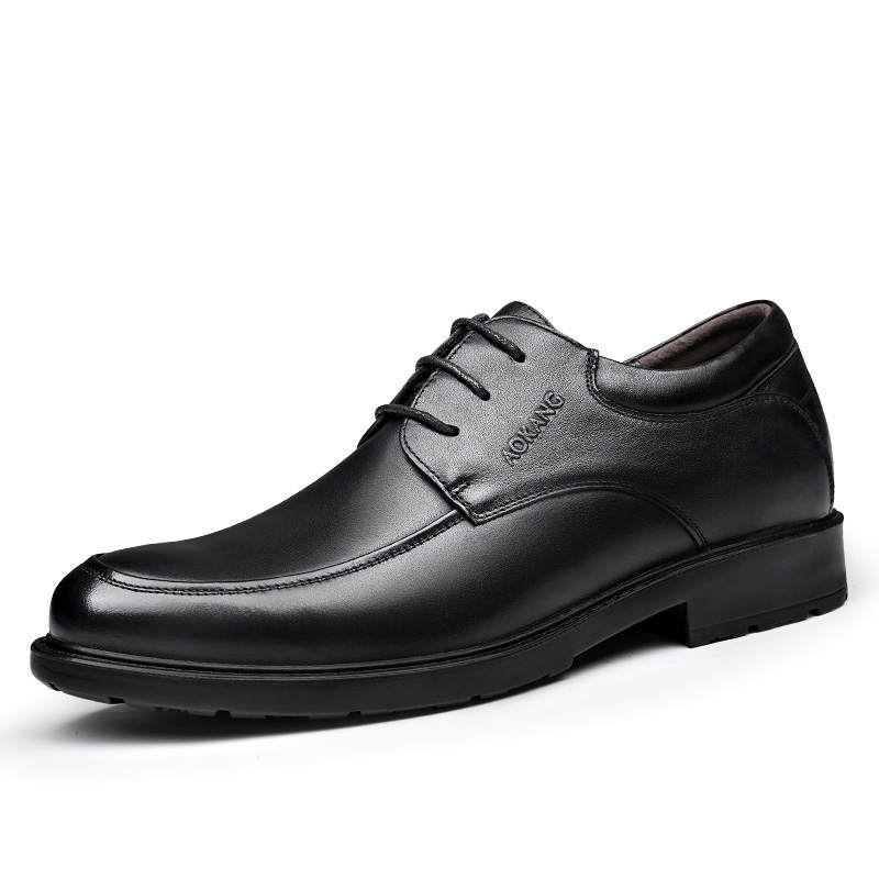 AOKANG Dress Shoes 6cm Men's Black