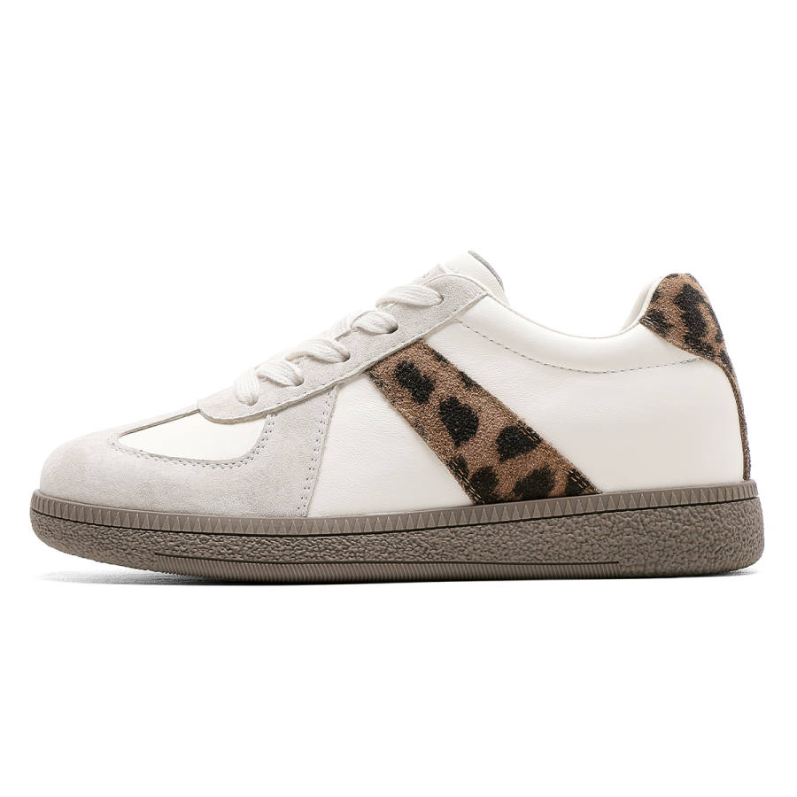C°BANNER Low top Skateboard Shoes Women's Leopard Print
