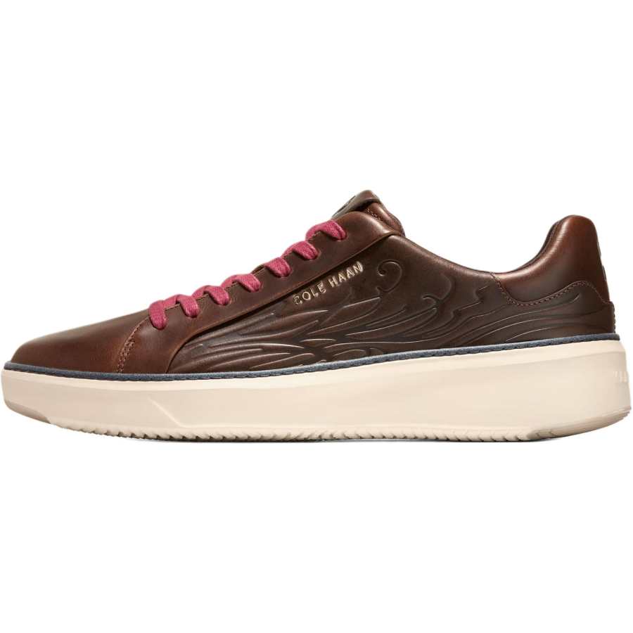 COLE HAAN Cow Leather Low top Skateboard Shoes Men's Brown