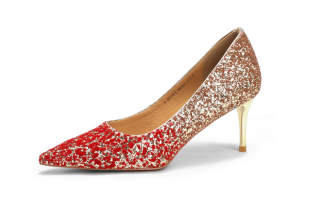 BETSY Fashion Trend Casual Shoes 6.5cm Women's Gold Red