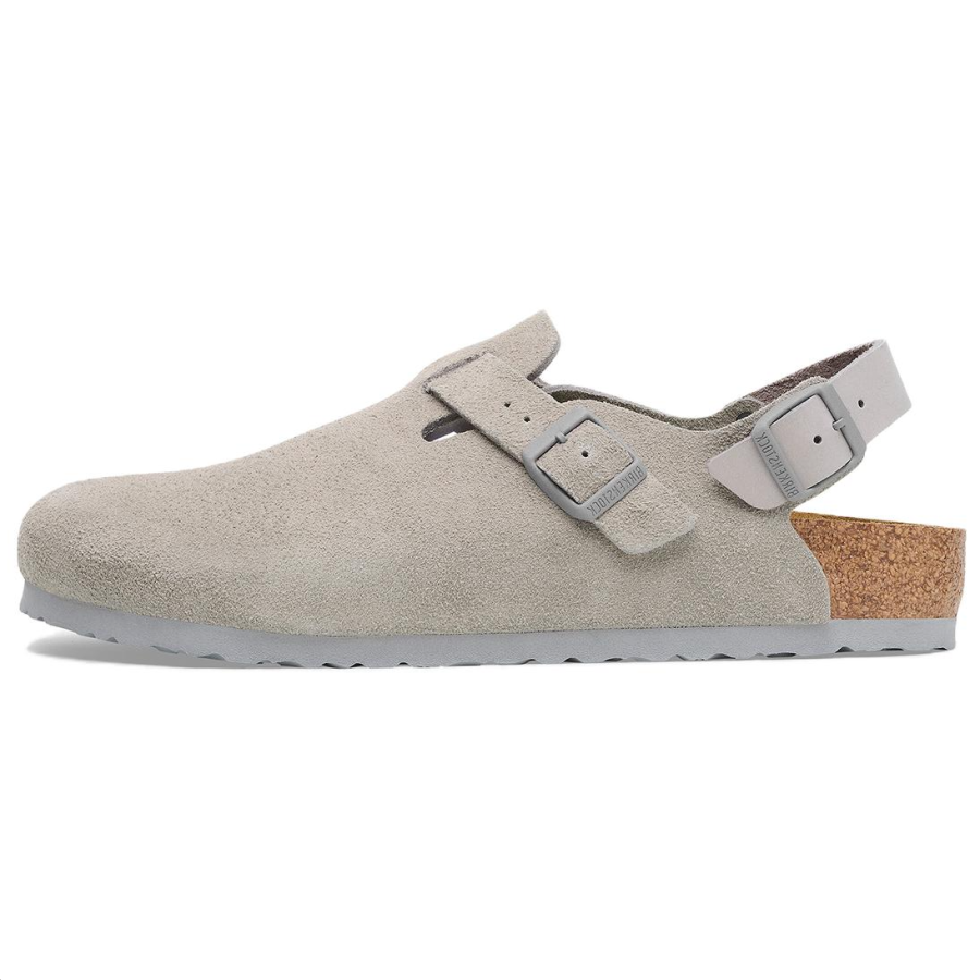 Birkenstock Tokio EVA Slip Resistant Closed Toe Slippers Unisex Gray Narrow