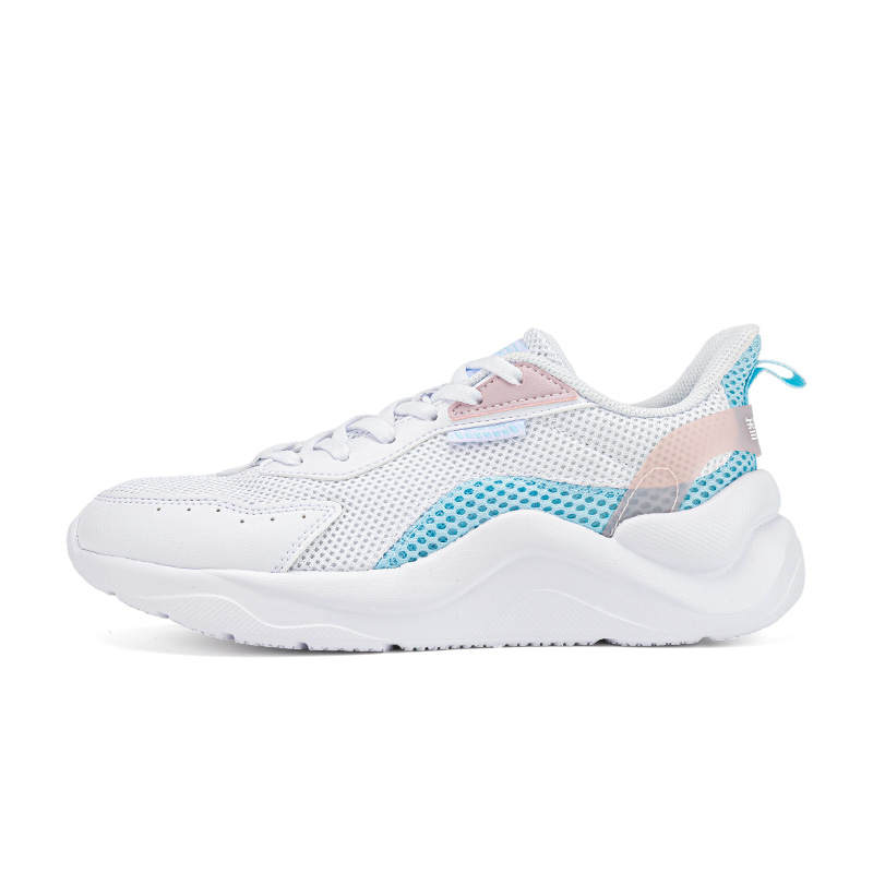 361° Cushioning, Wear Resistant Low top Casual Shoes Women's White Blue