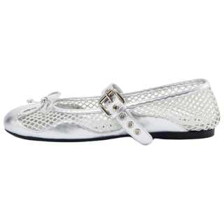 RUNTOTHEFUTURE Mary Jane Shoes Women's Silver