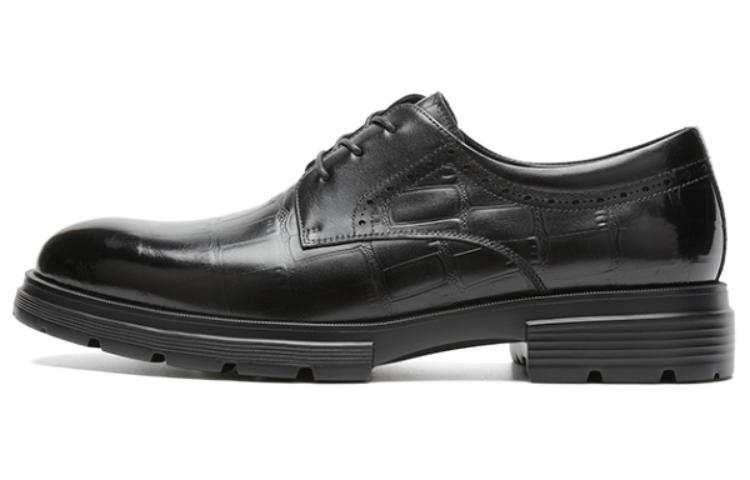 AOKANG Dress Shoes Men's Low Top Black