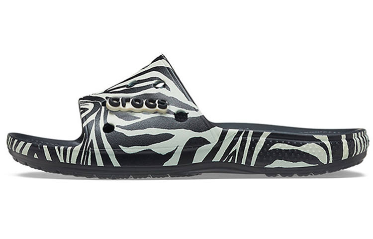 Crocs Crocs Slide Slippers Women's Black/Zebra Print