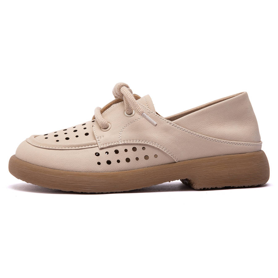 KANGLINIAO Cow Split Leather Casual Shoes Women's