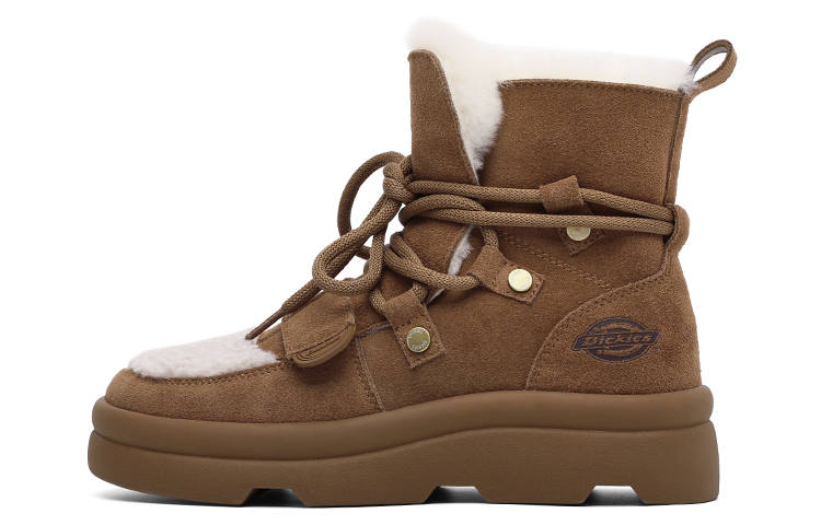 Dickies Dickies Short Snow Boots Women's Yellow Brown