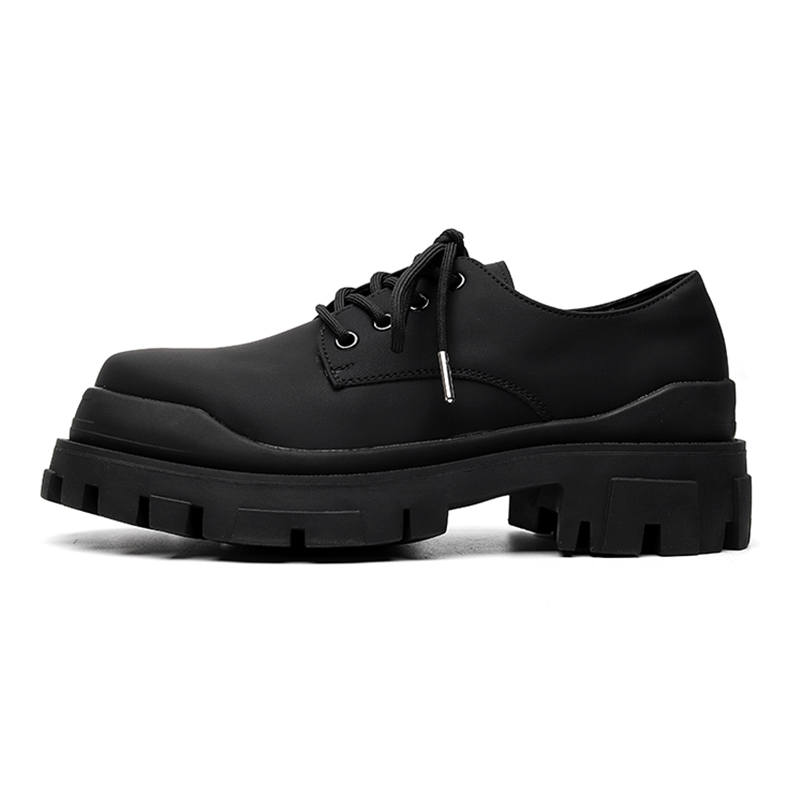 ZONEJOY ZONEJOY Casual Leather Shoes Unisex Black