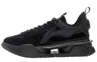 LNG Li Ning x LNG Reburn Low top Casual Shoes Men's Standard Black