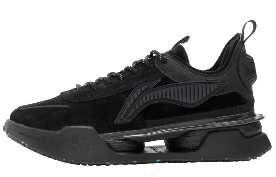 LNG Li Ning x LNG Reburn Low top Casual Shoes Men's Standard Black