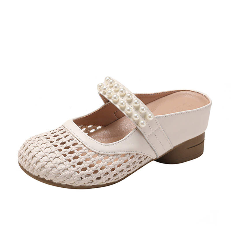 TATAYA Rubber Sole Abrasion Resistant Abrasion Resistant Closed Toe Slippers Women's