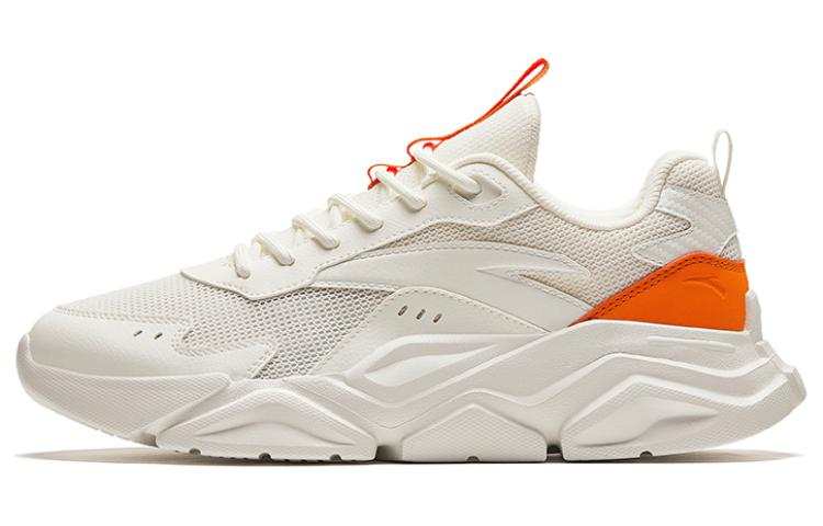 Anta Life Collection Cushioning Low top Casual Shoes Men's White Orange