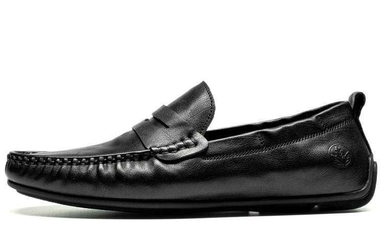 LEAVELAND Men's Casual Shoes Men's Low Top Black/Gray