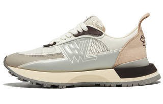 VWL Inquisitor Synthetic Leather Low top Casual Shoes 4cm Unisex Beige Khaki