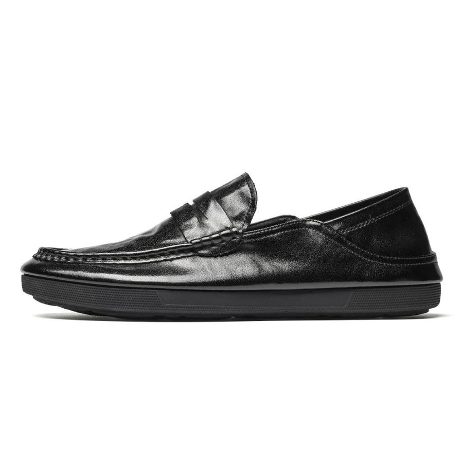 HUITE Men's Casual Shoes Men's Low Top Black
