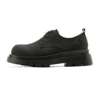 ZHENRAN Derby Shoes Microfiber Leather Casual Leather Shoes Unisex