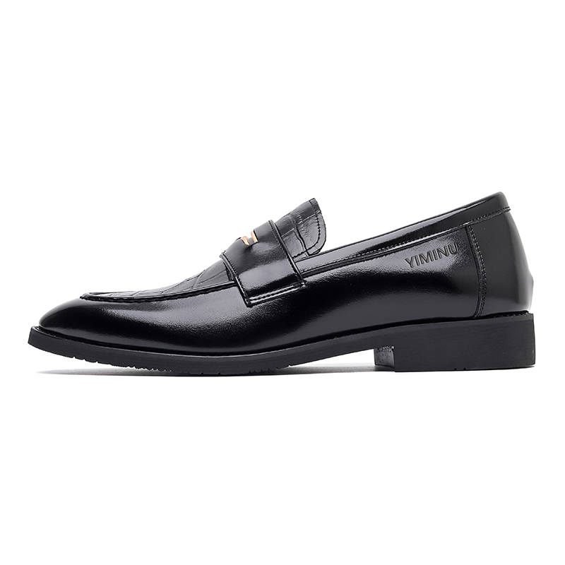 YIMINU Men's Casual Shoes Men's Low Top Black